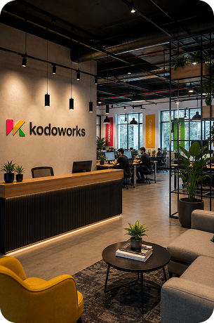 Kodoworks reception and team space